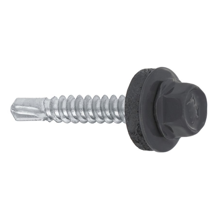 Farmářský šroub s podl. do oceli ≤3 mm RAL 7024 4,8X25 (250ks)